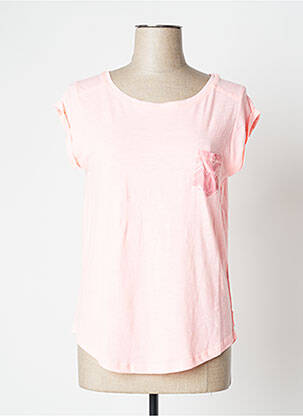 T-shirt rose UNDIZ pour femme