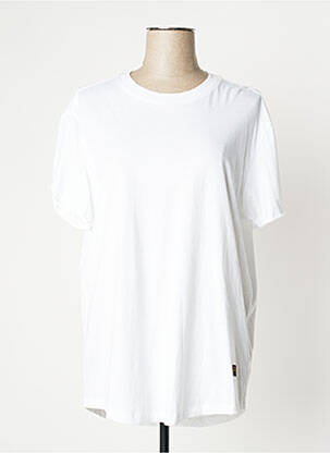 T-shirt blanc G STAR pour homme