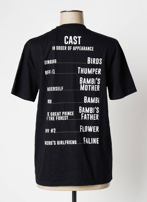 T-shirt noir UNDIZ pour femme