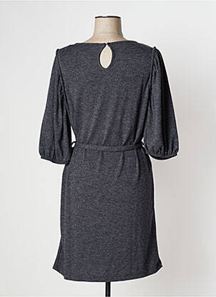 Robe mi-longue manches 3/4 manches 3/4 gris BONOBO femme