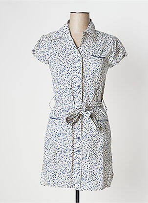 Robe courte manches courtes manches courtes bleu VILA femme