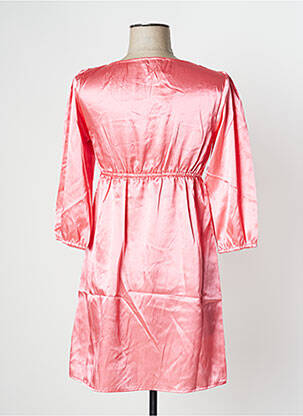 Robe courte manches 3/4 manches 3/4 rose VILA femme