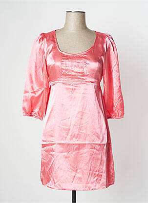 Robe courte rose VILA pour femme