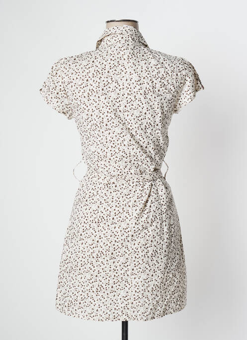 Robe courte marron VILA pour femme