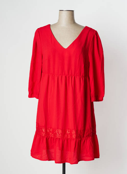 Robe courte rouge BLANCHEPORTE pour femme