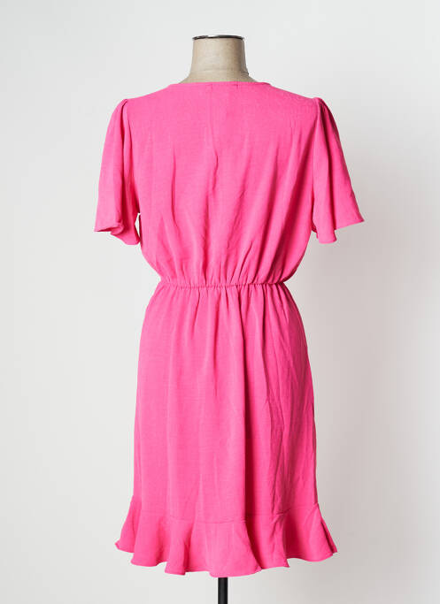 Robe mi-longue rose EMI-JO pour femme