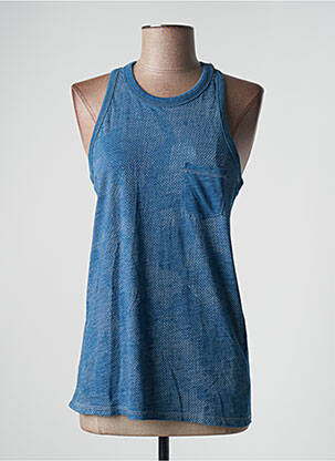 Top stretch sans manche bleu G STAR femme