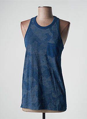 Top stretch sans manche bleu G STAR femme