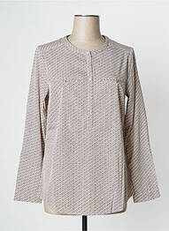 Blouse col rond fines bretelles gris DAMART femme