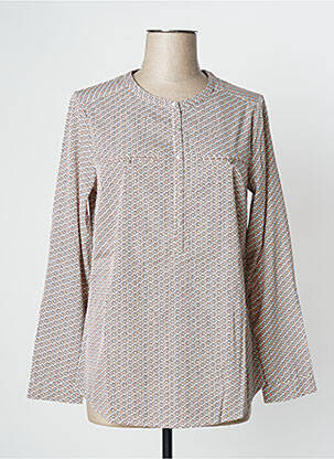 Blouse col rond fines bretelles gris DAMART femme