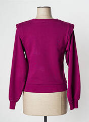 Sweat-shirt violet CACHE CACHE pour femme seconde vue