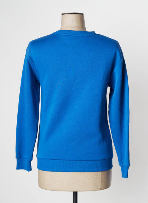 Sweat-shirt stretch manches longues bleu CACHE CACHE femme