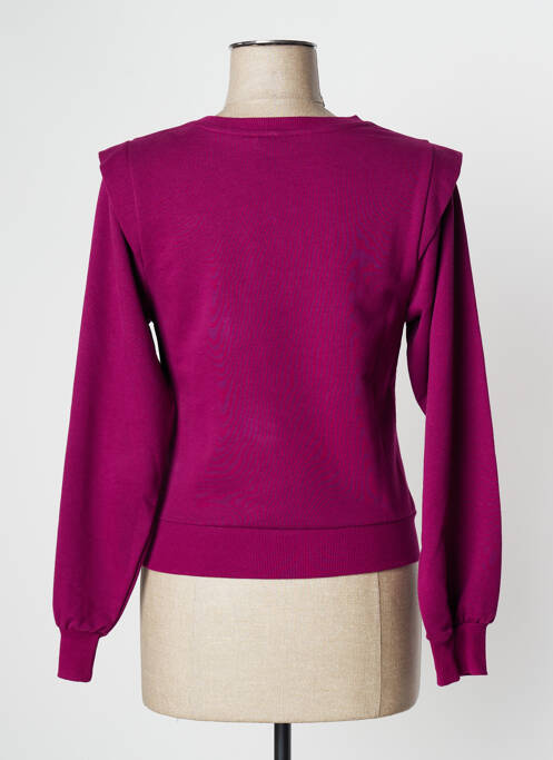 Sweat-shirt stretch manches longues violet CACHE CACHE femme