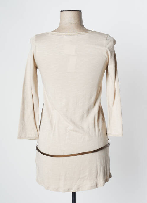 Tunique manches longues beige CAMAIEU pour femme