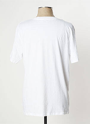 T-shirt coupe droite manches courtes blanc UNDIZ femme