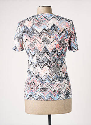 T-shirt imprimé fantaisie manches courtes noir DAMART femme