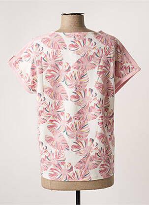 Top stretch manches courtes rose DAMART femme
