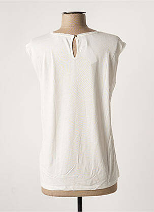 Top imprimé fantaisie manches courtes blanc ESPRIT femme