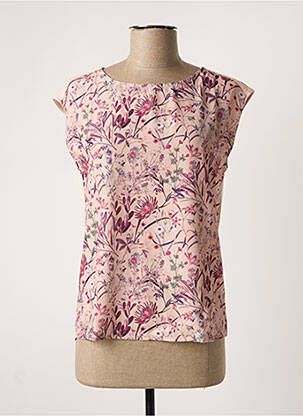 Top manches courtes manches courtes rose ESPRIT femme
