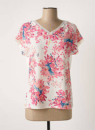 Top manches courtes manches courtes rose DAMART femme