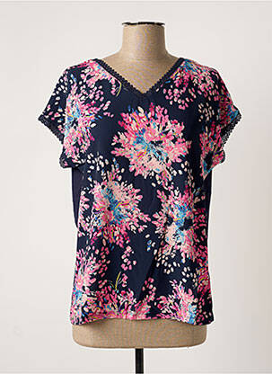 Top manches courtes manches courtes bleu DAMART femme