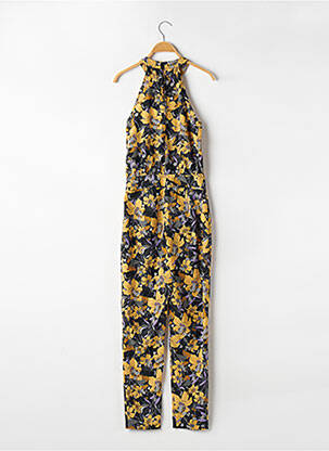 Combi-pantalon coupe fluide sans manche jaune IKKS femme