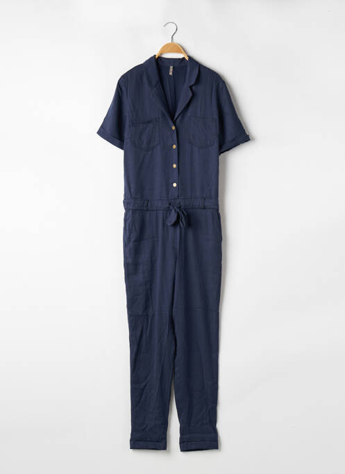 Combi-pantalon fermeture boutonnée sur le devant sans manche bleu I.CODE (By IKKS) femme