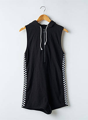 Combishort sans manche sans manche noir UNDIZ femme