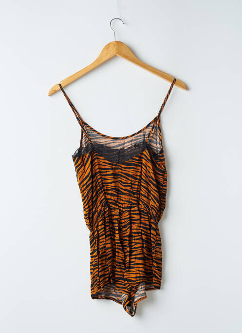 Pyjashort orange UNDIZ pour femme