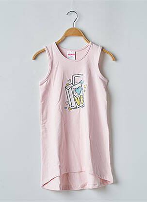 Robe mi-longue sans manche sans manche rose COMPLICES fille