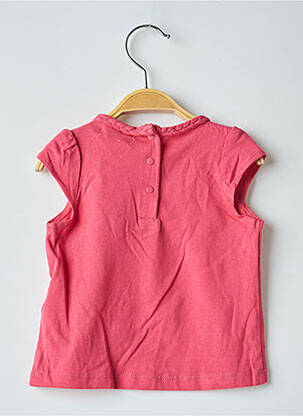 T-shirt coupe cintrée manches courtes rose DU PAREIL AU MÊME fille