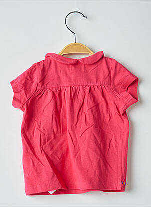 T-shirt coupe cintrée manches courtes rose DU PAREIL AU MÊME fille