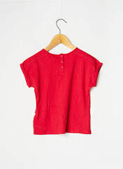 T-shirt rouge DPAM pour fille seconde vue