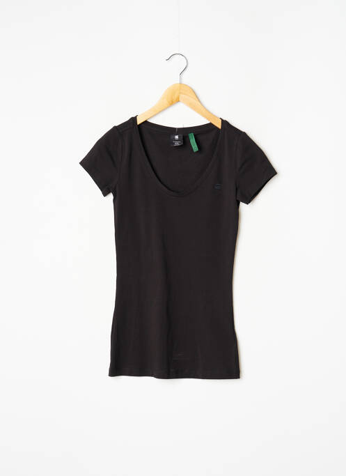 T-shirt noir G STAR pour femme