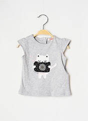 T-shirt gris DPAM pour fille seconde vue