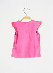 T-shirt rose DPAM pour fille seconde vue