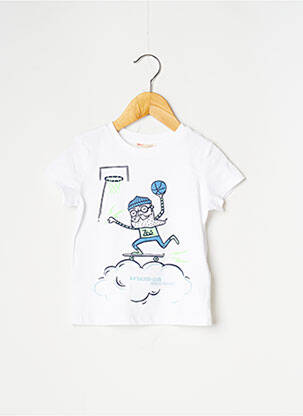 T-shirt blanc DPAM pour garçon