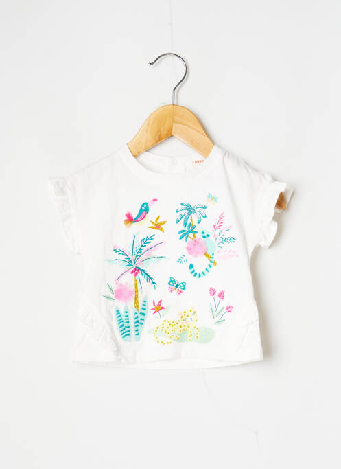 T-shirt blanc DPAM pour fille