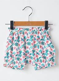 Short coupe boule taille élastique vert DU PAREIL AU MÊME fille
