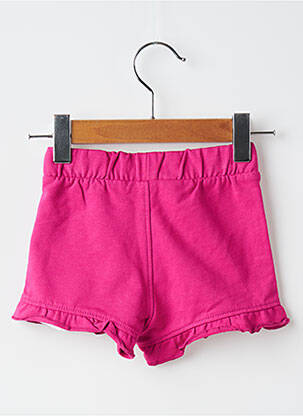 Short stretch taille élastique rose DU PAREIL AU MÊME fille