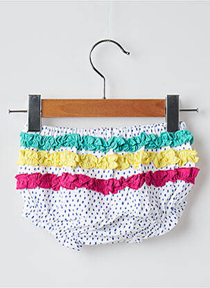 Culotte empiècements blanc DU PAREIL AU MÊME fille