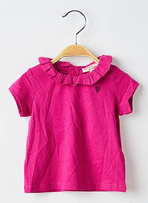 T-shirt rose DU PAREIL AU MÊME pour fille