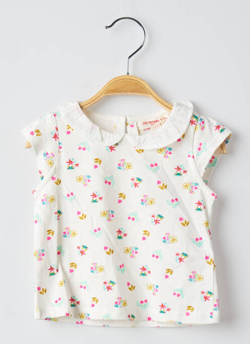 T-shirt beige DU PAREIL AU MÊME pour fille