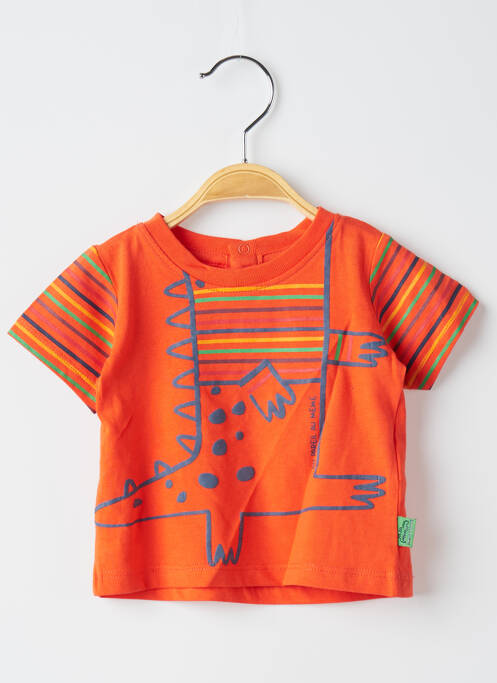 T-shirt orange DU PAREIL AU MÊME pour garçon