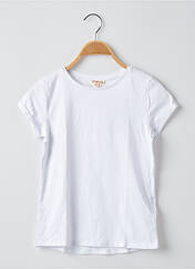 T-shirt blanc DU PAREIL AU MÊME pour fille seconde vue