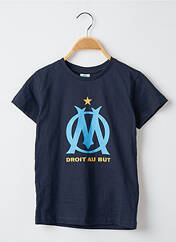 T-shirt bleu OLYMPIQUE DE MARSEILLE pour garçon seconde vue
