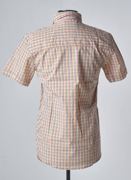 Chemise manches courtes coupe cintrée jaune DAMART homme