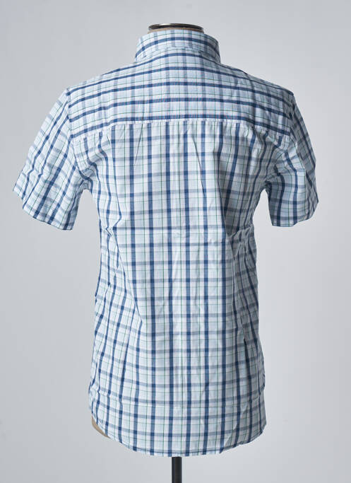Chemise manches courtes coupe cintrée bleu DAMART homme