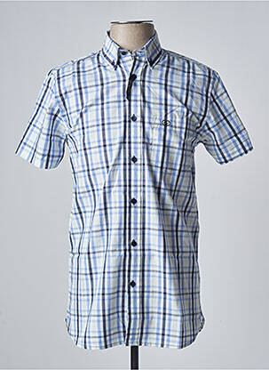 Chemise manches courtes coupe cintrée violet DAMART homme
