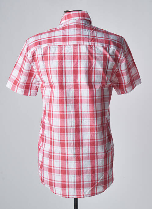 Chemise manches courtes coupe cintrée rouge DAMART homme
